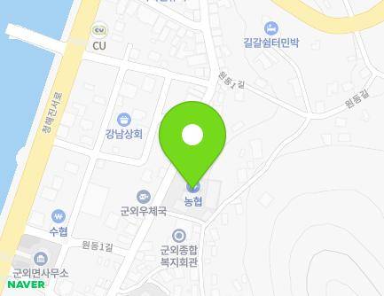 62 Wondong 1-gil, Gunoe-myeon, Wando-gun, Jeollanam-do, Republic of Korea Map