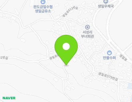 23-1 Saengil-ro 601beon-gil, Saengil-myeon, Wando-gun, Jeollanam-do, Republic of Korea Map