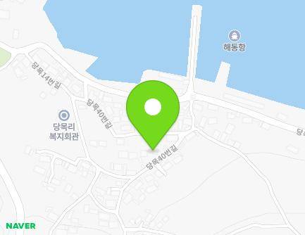 14 Dangmok 40beon-gil, Yaksan-myeon, Wando-gun, Jeollanam-do, Republic of Korea Map