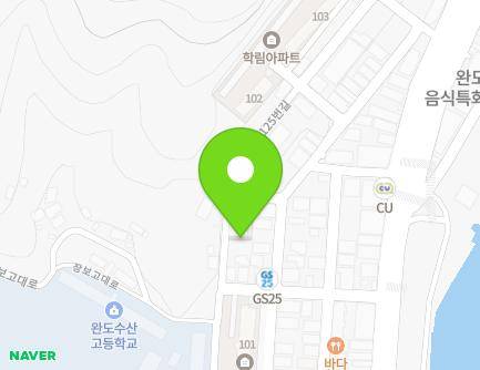 17-7 Haebyeongongwon-ro 125beon-gil, Wando-eup, Wando-gun, Jeollanam-do, Republic of Korea Map