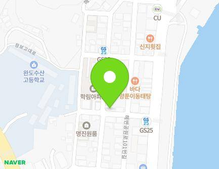 10 Haebyeongongwon-ro 101beon-gil, Wando-eup, Wando-gun, Jeollanam-do, Republic of Korea Map