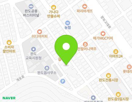 6 Gaepo-ro 62beon-gil, Wando-eup, Wando-gun, Jeollanam-do, Republic of Korea Map