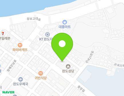 27 Jungang-gil, Wando-eup, Wando-gun, Jeollanam-do, Republic of Korea Map