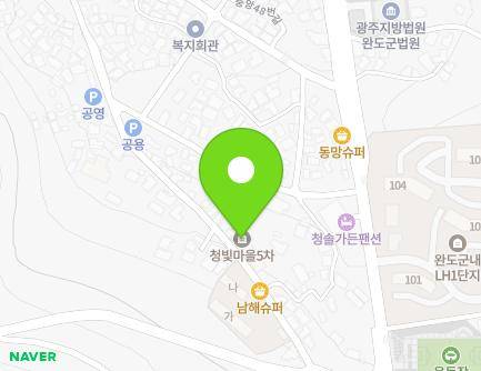 53 Gunnae-gil, Wando-eup, Wando-gun, Jeollanam-do, Republic of Korea Map