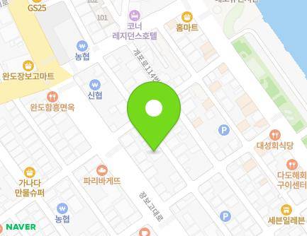 37-11 Gaepo-ro 62beon-gil, Wando-eup, Wando-gun, Jeollanam-do, Republic of Korea Map