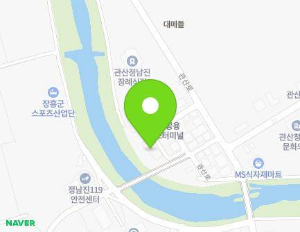 121-17 Gwansan-ro, Gwansan-eup, Jangheung-gun, Jeollanam-do, Republic of Korea Map