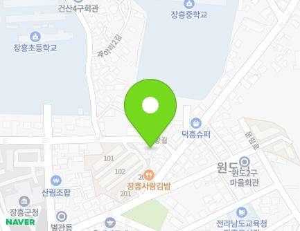 38 Uihyang-gil, Jangheung-eup, Jangheung-gun, Jeollanam-do, Republic of Korea Map