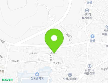 24 Gyodong 4-gil, Jindo-eup, Jindo-gun, Jeollanam-do, Republic of Korea Map