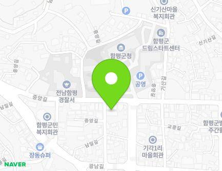205 Jungang-gil, Hampyeong-eup, Hampyeong-gun, Jeollanam-do, Republic of Korea Map