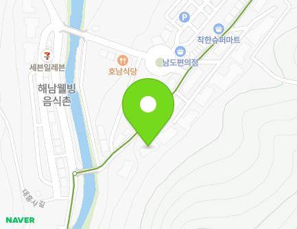 121 Daeheungsa-gil, Samsan-myeon, Haenam-gun, Jeollanam-do, Republic of Korea Map