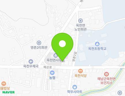 7 Haegang-ro, Okcheon-myeon, Haenam-gun, Jeollanam-do, Republic of Korea Map