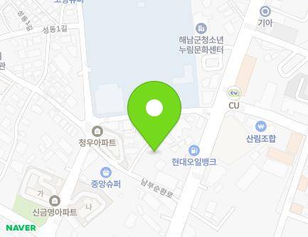 61-12 Dongcho-gil, Haenam-eup, Haenam-gun, Jeollanam-do, Republic of Korea Map