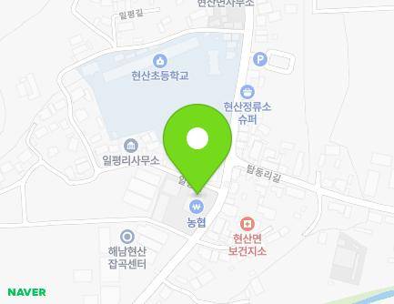 110 Hyeonsanbukpyeong-ro, Hyeonsan-myeon, Haenam-gun, Jeollanam-do, Republic of Korea Map