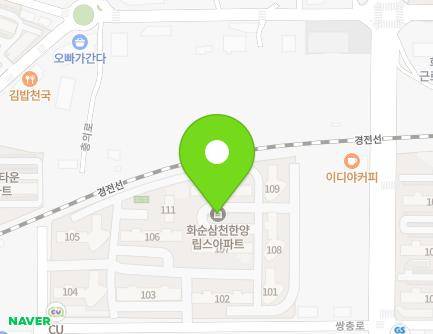 13-20 Ssangchung-ro, Hwasun-eup, Hwasun-gun, Jeollanam-do, Republic of Korea Map