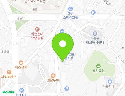 42 Sijang-gil, Hwasun-eup, Hwasun-gun, Jeollanam-do, Republic of Korea Map