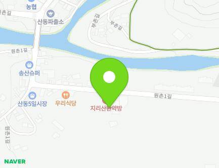 13-30 Wonchon 1-gil, Sandong-myeon, Gurye-gun, Jeollanam-do, Republic of Korea Map