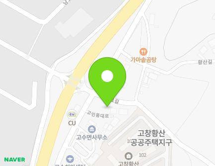 1416-3 Goindol-daero, Gosu-myeon, Gochang-gun, Jeonbuk-do, Republic of Korea Map
