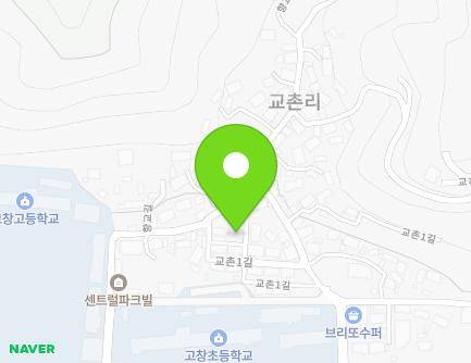 33-6 Gyochon 1-gil, Gochang-eup, Gochang-gun, Jeonbuk-do, Republic of Korea Map