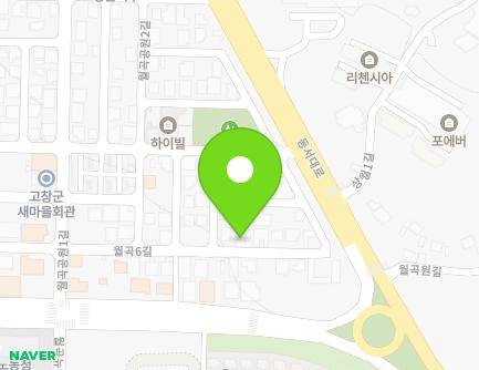 29-1 Wolgok 6-gil, Gochang-eup, Gochang-gun, Jeonbuk-do, Republic of Korea Map