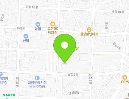 33 Sijang-gil, Gochang-eup, Gochang-gun, Jeonbuk-do, Republic of Korea Map