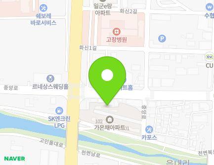 162 Jungang-ro, Gochang-eup, Gochang-gun, Jeonbuk-do, Republic of Korea Map