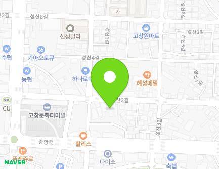 20 Seongsan 2-gil, Gochang-eup, Gochang-gun, Jeonbuk-do, Republic of Korea Map