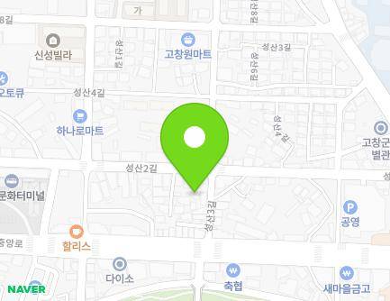 7 Seongsan 3-gil, Gochang-eup, Gochang-gun, Jeonbuk-do, Republic of Korea Map