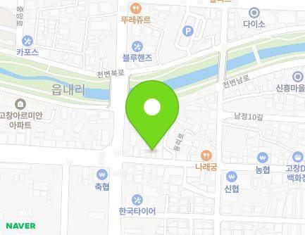 33-1 Dongni-ro, Gochang-eup, Gochang-gun, Jeonbuk-do, Republic of Korea Map