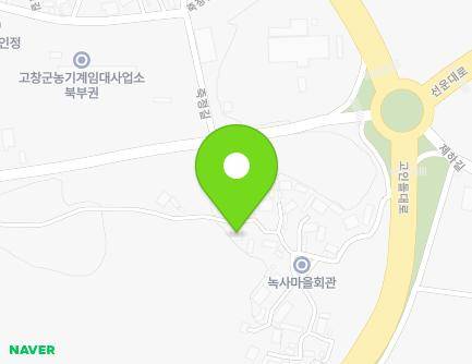 36 Noksa-gil, Heungdeok-myeon, Gochang-gun, Jeonbuk-do, Republic of Korea Map