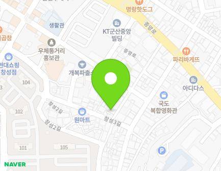 4-3 Changseong 3-gil, Gunsan-si, Jeonbuk-do, Republic of Korea Map