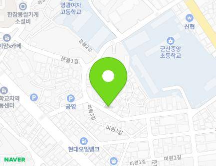 58 Miwon 3-gil, Gunsan-si, Jeonbuk-do, Republic of Korea Map