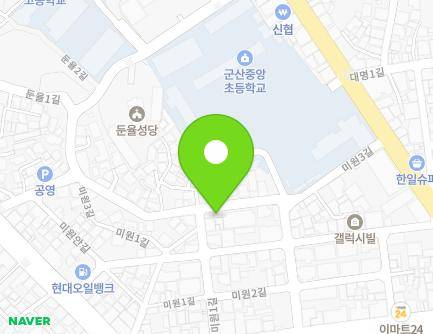 37 Miwon 3-gil, Gunsan-si, Jeonbuk-do, Republic of Korea Map