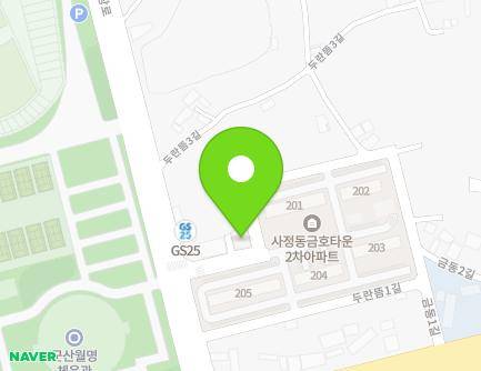 5 Durantteum 2-gil, Gunsan-si, Jeonbuk-do, Republic of Korea Map