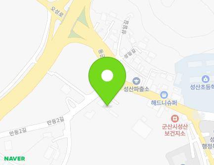 168 Mandong 2-gil, Seongsan-myeon, Gunsan-si, Jeonbuk-do, Republic of Korea Map