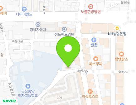31 Chukdong 2-gil, Gunsan-si, Jeonbuk-do, Republic of Korea Map