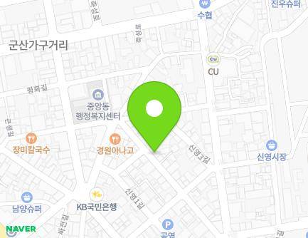16-1 Sinyeong 2-gil, Gunsan-si, Jeonbuk-do, Republic of Korea Map