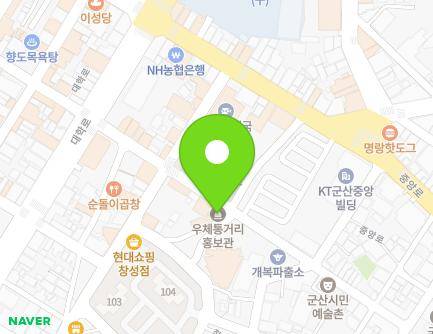 19 Uchetong-geori 2-gil, Gunsan-si, Jeonbuk-do, Republic of Korea Map