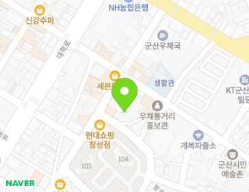 27 Uchetong-geori 2-gil, Gunsan-si, Jeonbuk-do, Republic of Korea Map
