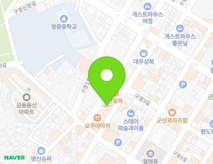 59 Guyeong 3-gil, Gunsan-si, Jeonbuk-do, Republic of Korea Map