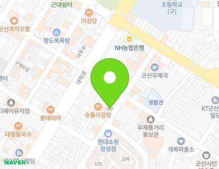 7-1 Uchetong-geori 1-gil, Gunsan-si, Jeonbuk-do, Republic of Korea Map