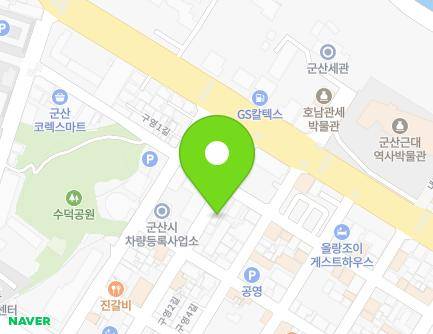 44 Guyeong 2-gil, Gunsan-si, Jeonbuk-do, Republic of Korea Map