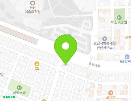 34-1 Sangjigogan 4-gil, Gunsan-si, Jeonbuk-do, Republic of Korea Map