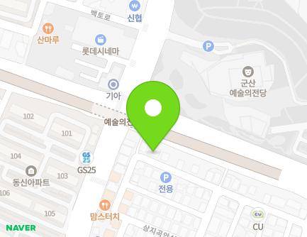 60 Sangjigogan 4-gil, Gunsan-si, Jeonbuk-do, Republic of Korea Map