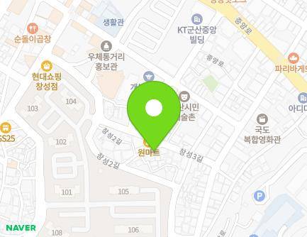 7-3 Changseong 3-gil, Gunsan-si, Jeonbuk-do, Republic of Korea Map