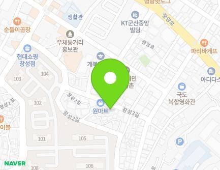 7-1 Changseong 3-gil, Gunsan-si, Jeonbuk-do, Republic of Korea Map