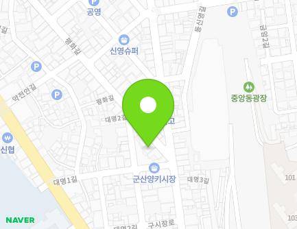 5 Pyeonghwa-gil, Gunsan-si, Jeonbuk-do, Republic of Korea Map