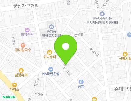 46-1 Sinyeong 1-gil, Gunsan-si, Jeonbuk-do, Republic of Korea Map