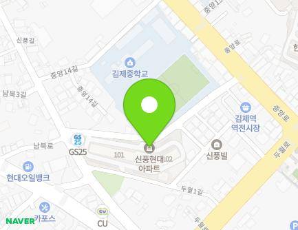 51 Jungang 16-gil, Gimje-si, Jeonbuk-do, Republic of Korea Map