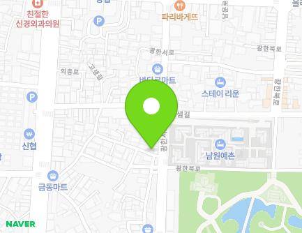 37 Gwanghanseo-ro, Namwon-si, Jeonbuk-do, Republic of Korea Map