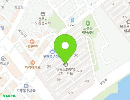 26 Odeul 1-gil, Namwon-si, Jeonbuk-do, Republic of Korea Map